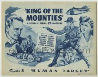 3c295 KING OF THE MOUNTIES chapter 3 TC '42 Canadian Mountie Allan Lane in WWII Republic serial!