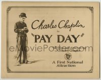 3c247 PAY DAY TC '22 Tramp Charlie Chaplin full-length counting his money after getting paid!