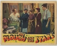 3c584 PLOUGH & THE STARS LC '36 Barbara Stanwyck & Preston Foster, directed by John Ford, rare!