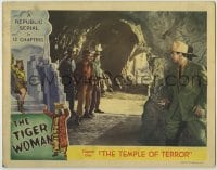 3c696 TIGER WOMAN chapter 1 LC '44 Republic serial, border art of Stirling, The Temple of Terror!