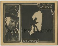 3c712 WALLOP LC '21 John Ford, Harry Carey close up & silhouette at cave entrance with rifle, rare!