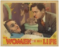 3c733 WOMEN IN HIS LIFE LC '33 Roscoe Karns comforts ill society lawyer Otto Kruger, ultra rare!