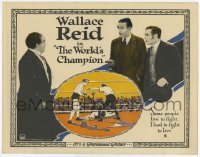 3c734 WORLD'S CHAMPION LC '22 boxer Wallace Reid had to fight to live, great boxing artwork, rare!