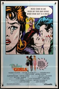3c075 MODERN GIRLS 1sh '86 Cynthia Gibb, Virginia Madsen, Daphne Zuniga, great pop art!