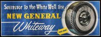 3d062 GENERAL TIRE billboard '52 their new Whiteway is the Successor to the White Wall tire!