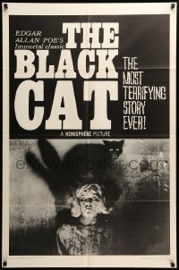 3f089 BLACK CAT 1sh '66 Edgar Allan Poe, Robert Frost, Robyn Baker, cool horror image!