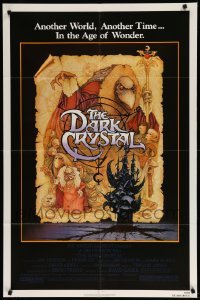 3f199 DARK CRYSTAL 1sh '82 Jim Henson & Frank Oz, Richard Amsel fantasy art!