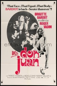 3f606 MS. DON JUAN 1sh '76 Don Juan ou Si Don Juan etait une femme, Brigitte Bardot, Roger Vadim