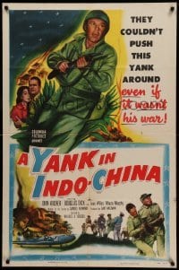 3f989 YANK IN INDO-CHINA 1sh '52 John Archer, Douglas Dick, they couldn't push this Yank around!