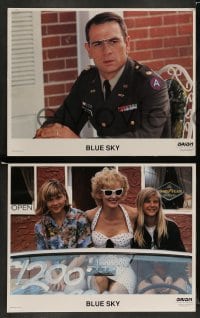 3g062 BLUE SKY 8 LCs '94 Jessica Lange, Tommy Lee Jones, Powers Boothe, directed by Tony Richardson