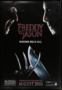3h020 FREDDY VS JASON DS bus stop '03 cool image of slasher horror icons, the ultimate battle!