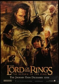 3h021 LORD OF THE RINGS: THE RETURN OF THE KING DS bus stop '03 Peter Jackson, cool cast montage!