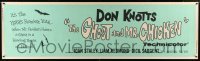 3h079 GHOST & MR. CHICKEN paper banner '66 Don Knotts hunts a ghost in a howling house of horrors!