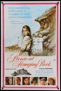 3j059 PICNIC AT HANGING ROCK Aust 1sh R90s Peter Weir classic about vanishing schoolgirls!