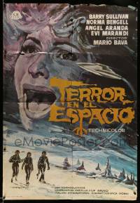 3j048 PLANET OF THE VAMPIRES Spanish '66 Mario Bava sci-fi/horror, different Mataix art!