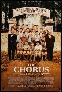 3k575 CHORUS DS 1sh '04 Christophe Barratier's Les Choristes, great cast portrait!