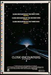 3k577 CLOSE ENCOUNTERS OF THE THIRD KIND printer's test int'l 1sh '77 Steven Spielberg's classic!