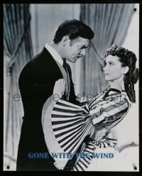 3k381 GONE WITH THE WIND 29x36 Japanese commercial poster '97 b/w couple portrait of Gable/Leigh!