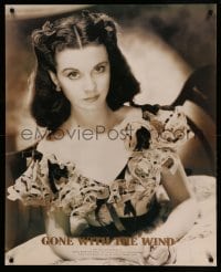 3k388 GONE WITH THE WIND 29x36 Japanese commercial poster '97 seated portrait of Vivien Leigh!