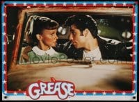 3k408 GREASE 24x32 commercial poster '78 John Travolta & Olivia Newton-John as Sandy & Danny!