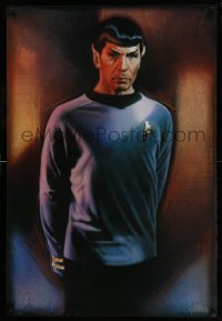 3k424 STAR TREK CREW 27x40 commercial poster '91 Drew Struzan art of Lenard Nimoy as Spock!