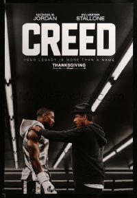3k589 CREED teaser DS 1sh '15 image of Sylvester Stallone as Rocky Balboa with Michael Jordan!