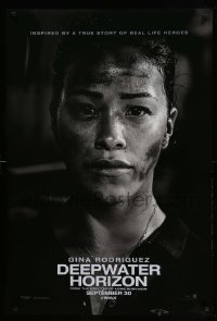 3k606 DEEPWATER HORIZON teaser DS 1sh '16 close-up image of sexiest oil-covered Gina Rodriguez!