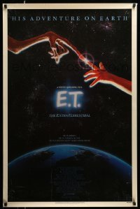 3k627 E.T. THE EXTRA TERRESTRIAL studio style 1sh '82 Steven Spielberg classic, John Alvin art!