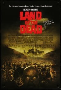 3k742 LAND OF THE DEAD 1sh '05 George Romero zombie horror masterpiece, stay scared!