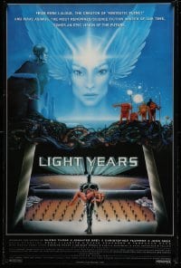3k750 LIGHT YEARS 1sh '86 Rene Laloux & Harvey Weinstein's Gandahar, written by Isaac Asimov!