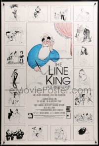 3k752 LINE KING 1sh '96 The Al Hirschfeld Story, art of The Marx Bros., Streisand, Hepburn & more!