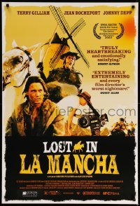 3k765 LOST IN LA MANCHA 1sh '02 about Terry Gilliam's Who Killed Don Quixote, Johnny Depp