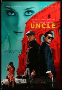 3k774 MAN FROM U.N.C.L.E. advance DS 1sh '15 Guy Ritchie, Henry Cavill and Armie Hammer!