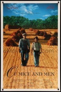 3k802 OF MICE & MEN 1sh '92 Gary Sinise & John Malkovich in John Steinbeck's classic!
