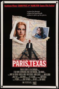 3k810 PARIS, TEXAS 1sh '84 Wim Wenders, image of Nastassja Kinski, Harry Dean Stanton!