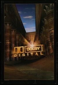 3k309 DOLBY DIGITAL DS 27x40 special '97 cool CGI Egyptian-themed image!