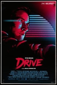 3k033 DRIVE signed #36/150 24x36 art print '11 by James White, large edition, Nicolas Winding Refn!