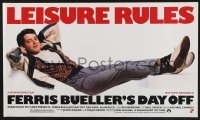 3k315 FERRIS BUELLER'S DAY OFF 14x24 special '86 Matthew Broderick in John Hughes teen classic!
