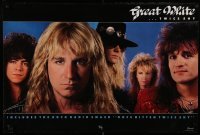 3k265 GREAT WHITE 24x36 music poster '89 great images of the band, ...Twice Shy!