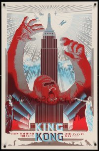 3k041 KING KONG signed #133/150 art print R08 by artist Wes Winship, Burlesque of North America!