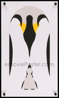 3k091 MIKE KLAY signed #31/100 15x25 art print '10 by the artist, penguins, The Emperor's Son!