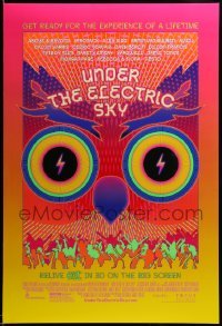 3k972 UNDER THE ELECTRIC SKY DS 1sh '14 cool wild psychedelic art image of owl!