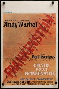 3m008 ANDY WARHOL'S FRANKENSTEIN Belgian '74 Joe Dallessandro, directed by Paul Morrissey!
