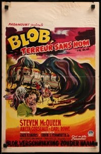 3m020 BLOB Belgian '58 Steve McQueen, different art of the indescribable & indestructible monster
