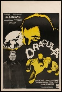 3m046 DRACULA Belgian '73 cool different art and images of vampire Jack Palance!