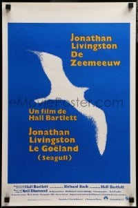 3m079 JONATHAN LIVINGSTON SEAGULL Belgian '73 great bird image, from Richard Bach's book!