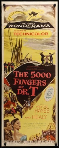 3m403 5000 FINGERS OF DR. T insert '53 Peter Lind Hayes, Mary Healy, Conried written by Dr. Seuss!