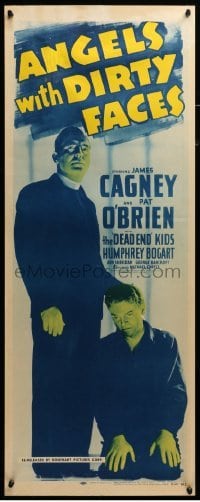 3m415 ANGELS WITH DIRTY FACES insert R56 classic image of James Cagney & priest Pat O'Brien!