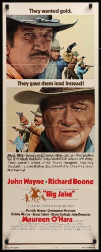 3m440 BIG JAKE insert '71 Richard Boone wanted gold but John Wayne gave him lead instead!