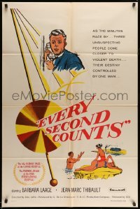 3p245 EVERY SECOND COUNTS 1sh '57 three unsuspecting people come closer to violent death!